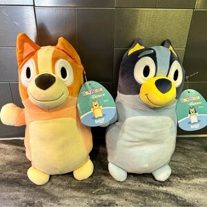 NWT Bluey and Bingo 10” squishmallows. Super cute!